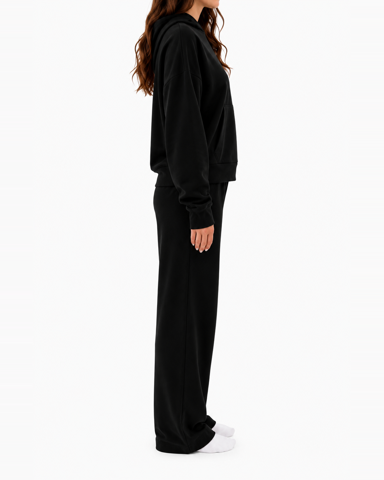 Airport Lounge Hoodie — Black