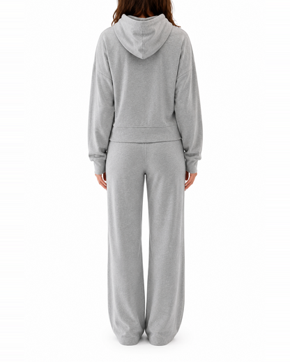 Airport Lounge Hoodie — Grey