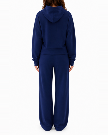 Airport Lounge Hoodie — Navy