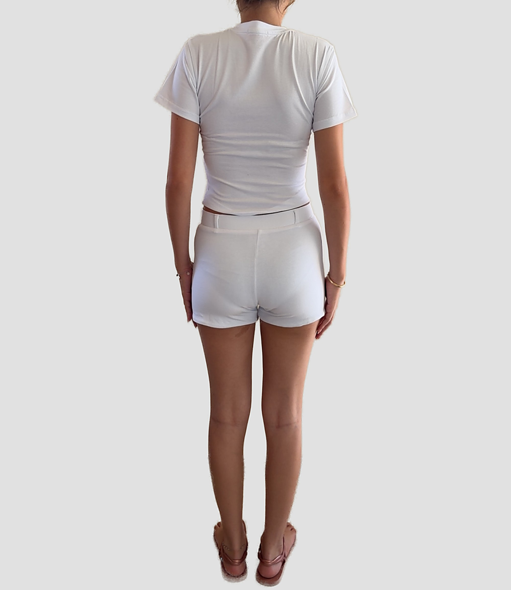 Cropped T-Shirt — White