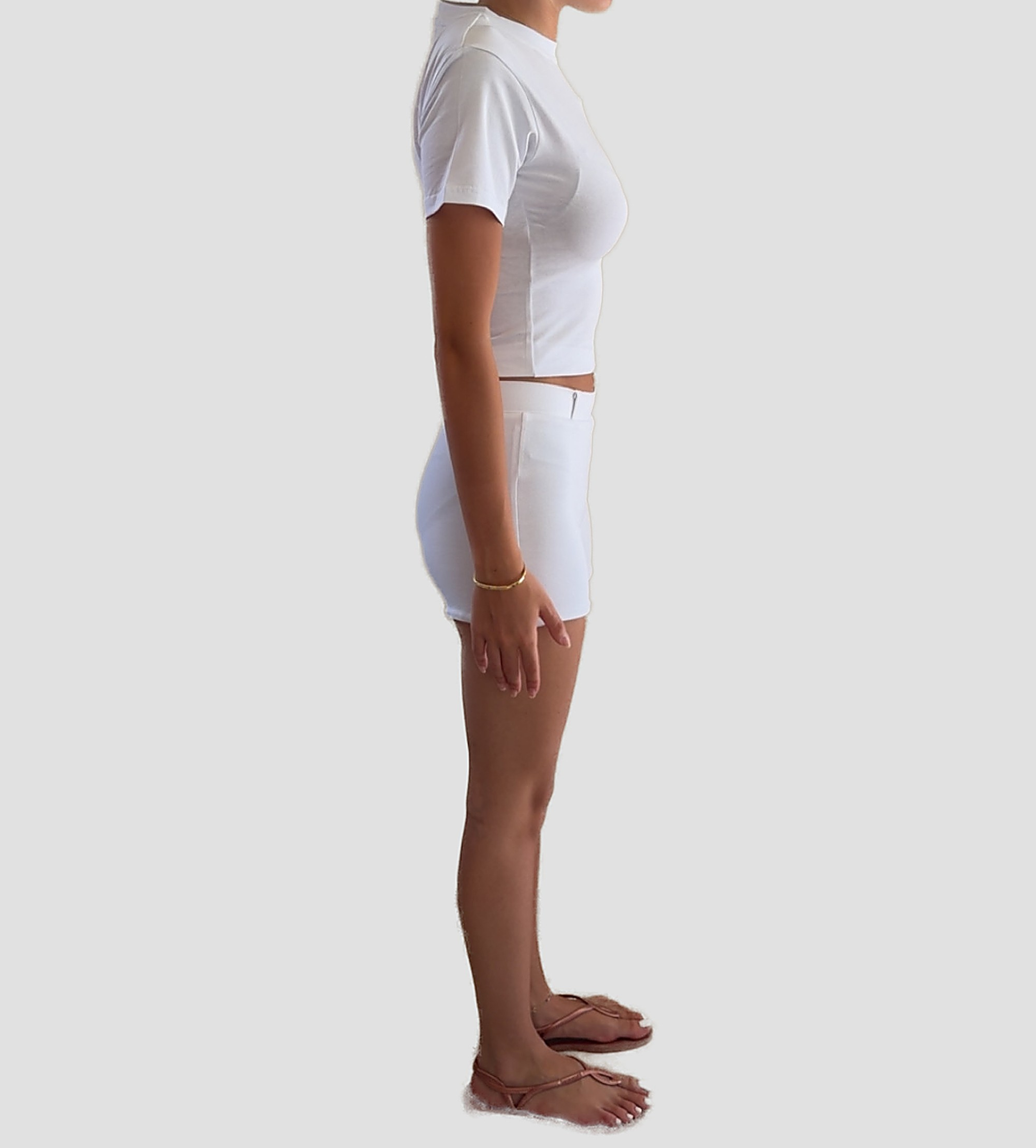Cropped T-Shirt — White
