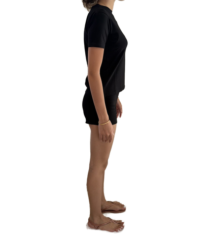 Long T-Shirt — Black