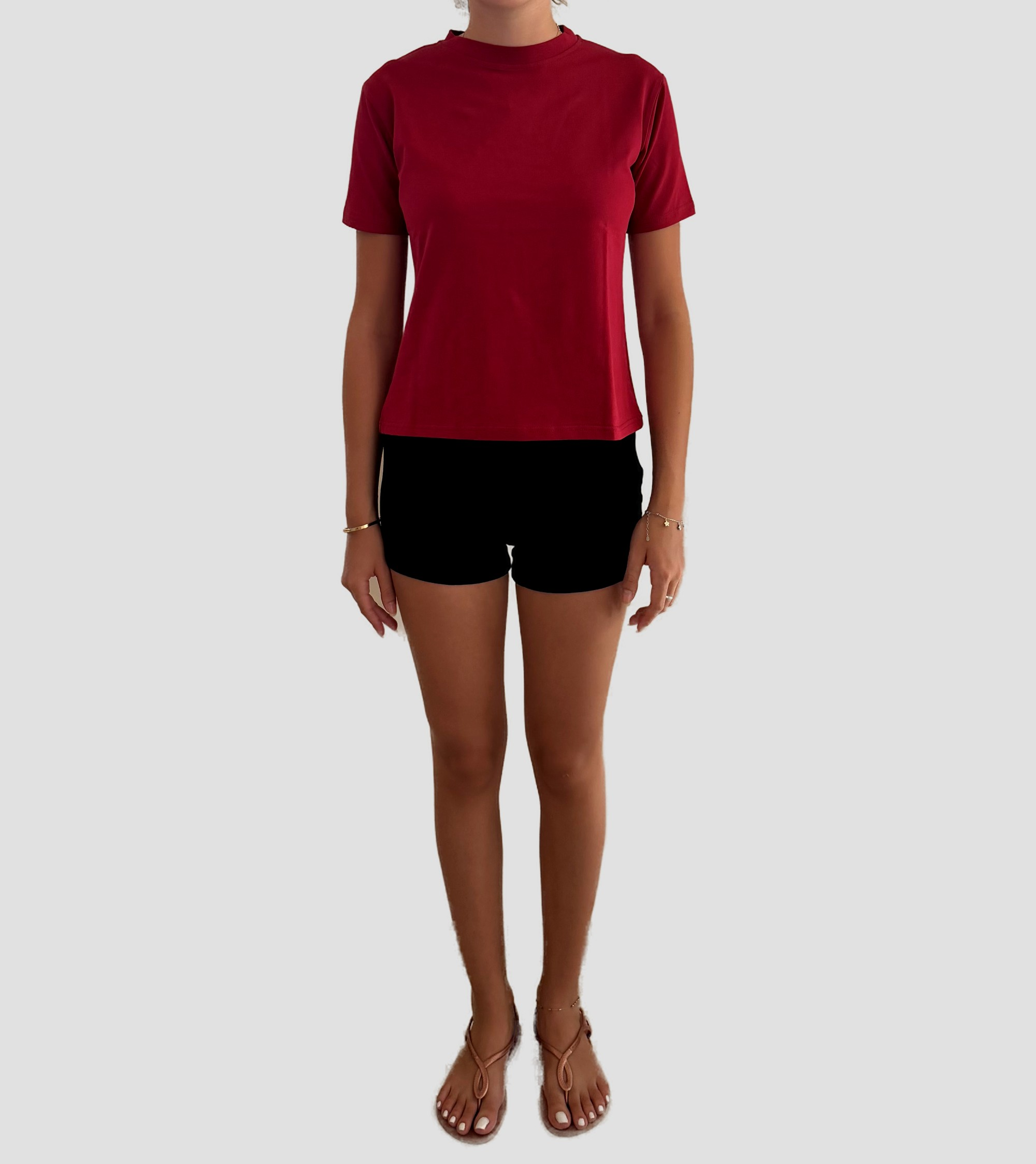 Long T-Shirt — Wine