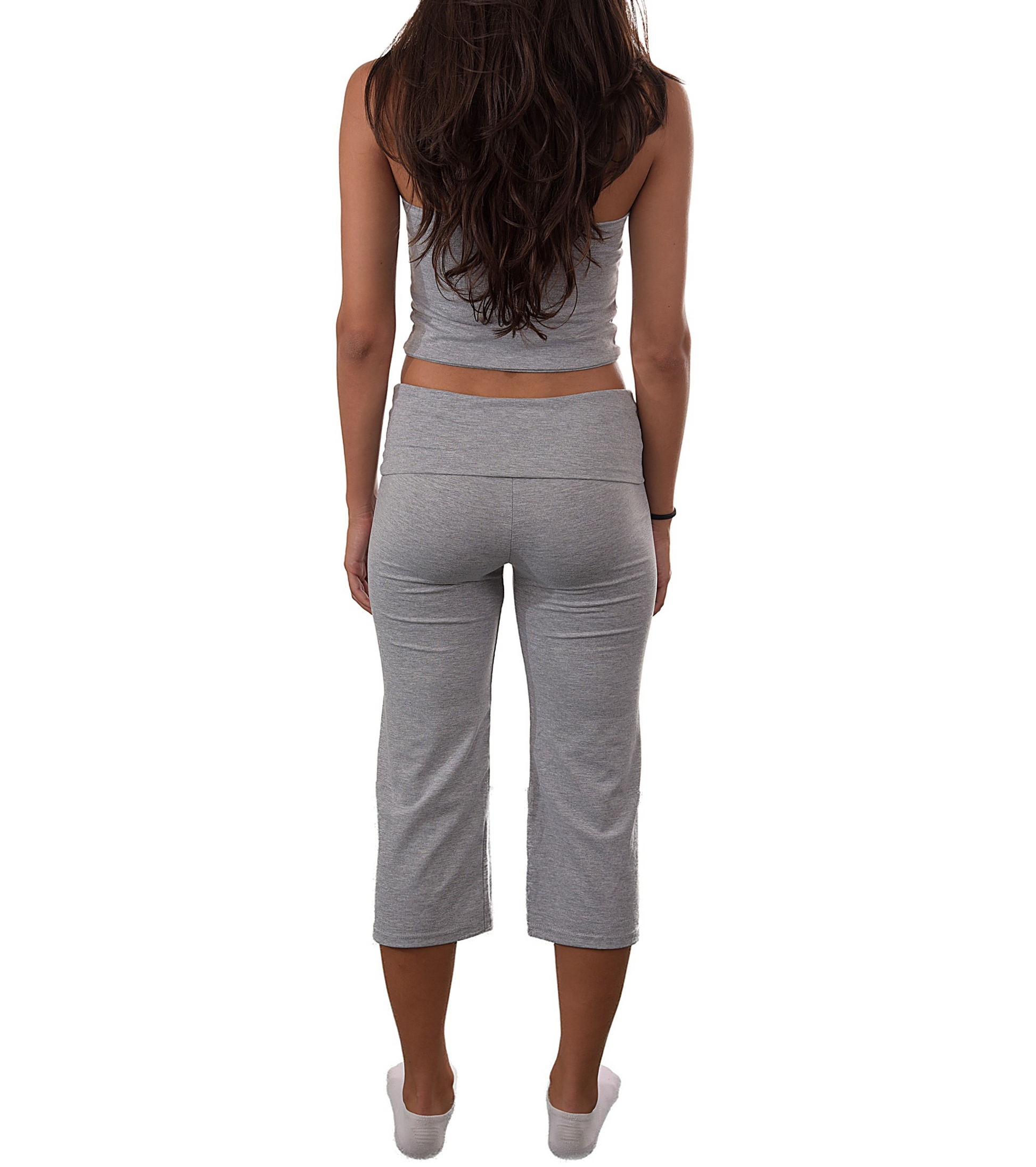 Tank Top Pantacourt Set — Grey