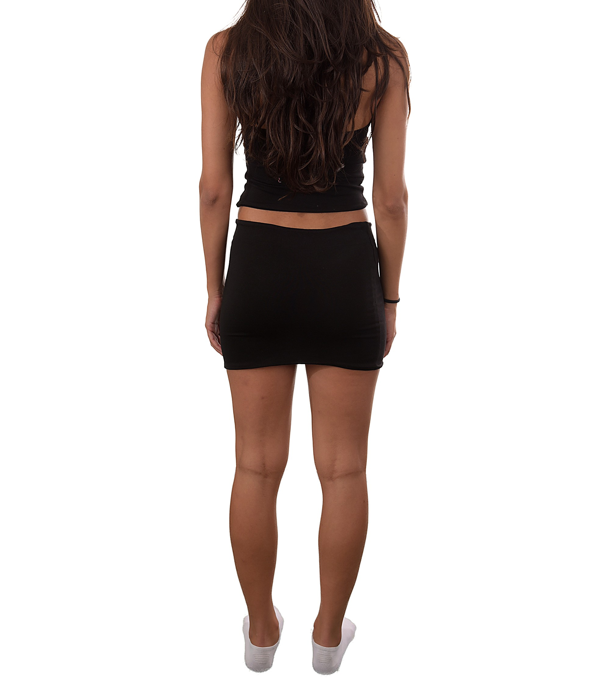 Tank Top Skirt Set — Black